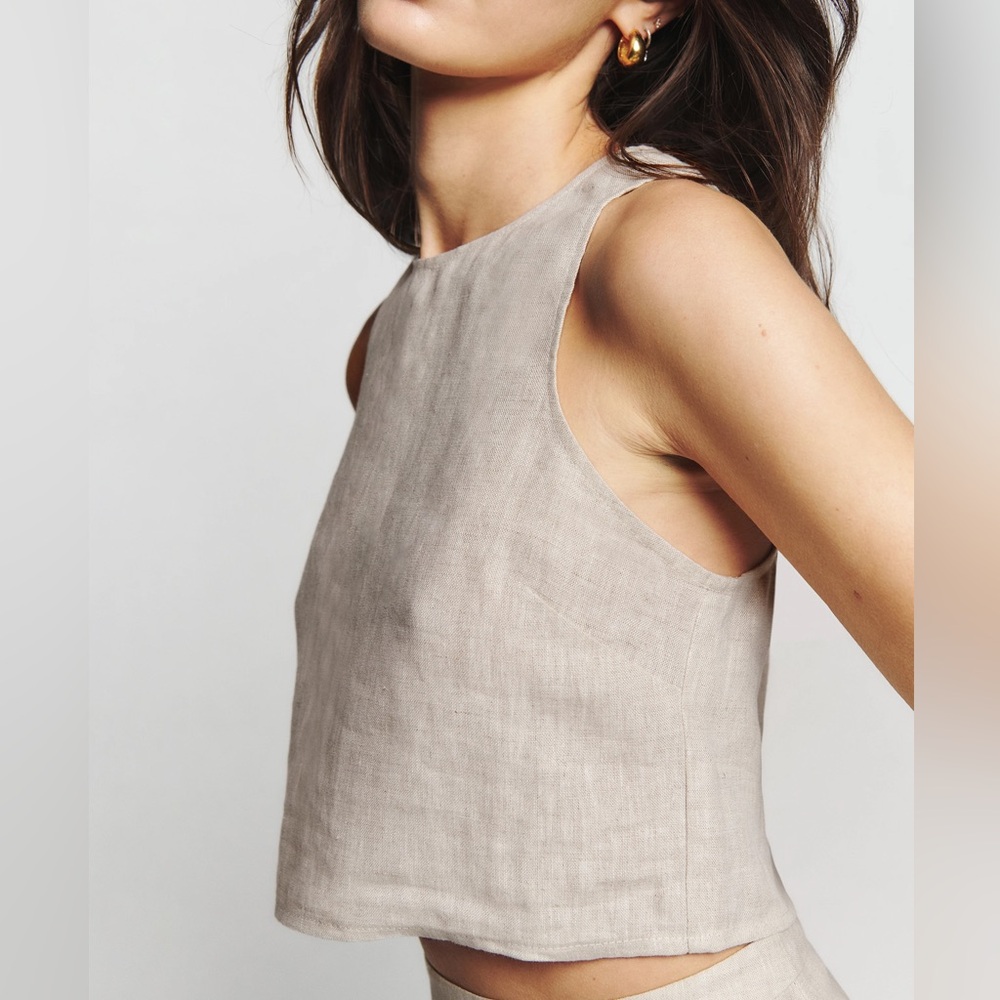 Reformation Jacinta linen top NWOT
